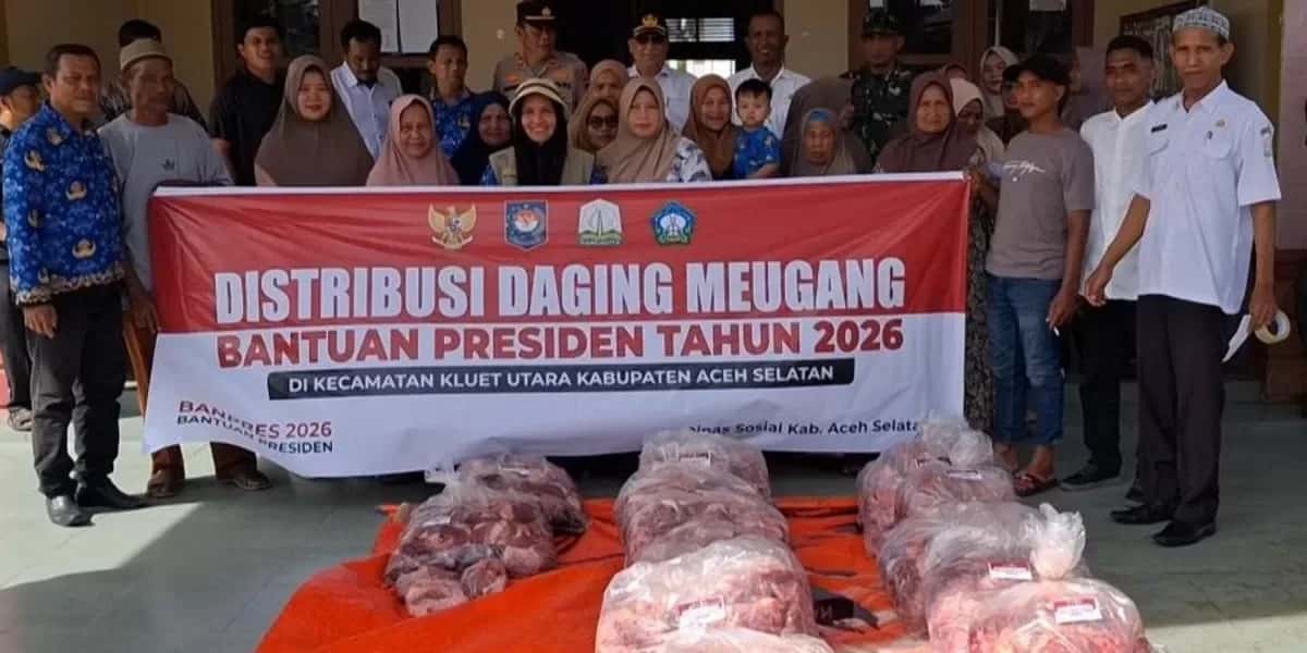 Pemkab Aceh Selatan Salurkan Paket Daging Bantuan Prabowo Jelang Idul Adha 1447 H