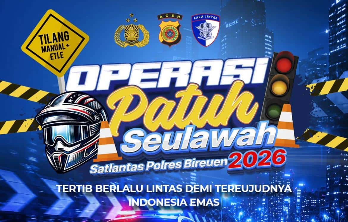 Balap Liar hingga Knalpot Brong Jadi Target Operasi Patuh Seulawah 2026