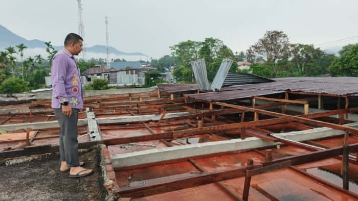 Cuaca Ekstrem di Dataran Tinggi, Angin Puting Beliung Sapu Rumah dan Musala di Bener Meriah