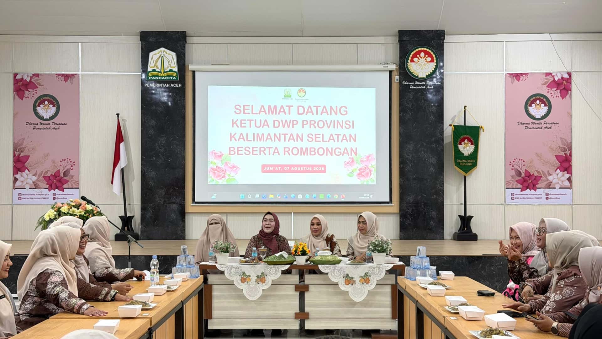Pererat Sinergi Lintas Provinsi, DWP Aceh Sambut Kunjungan Kerja Pengurus DWP Kalimantan Selatan
