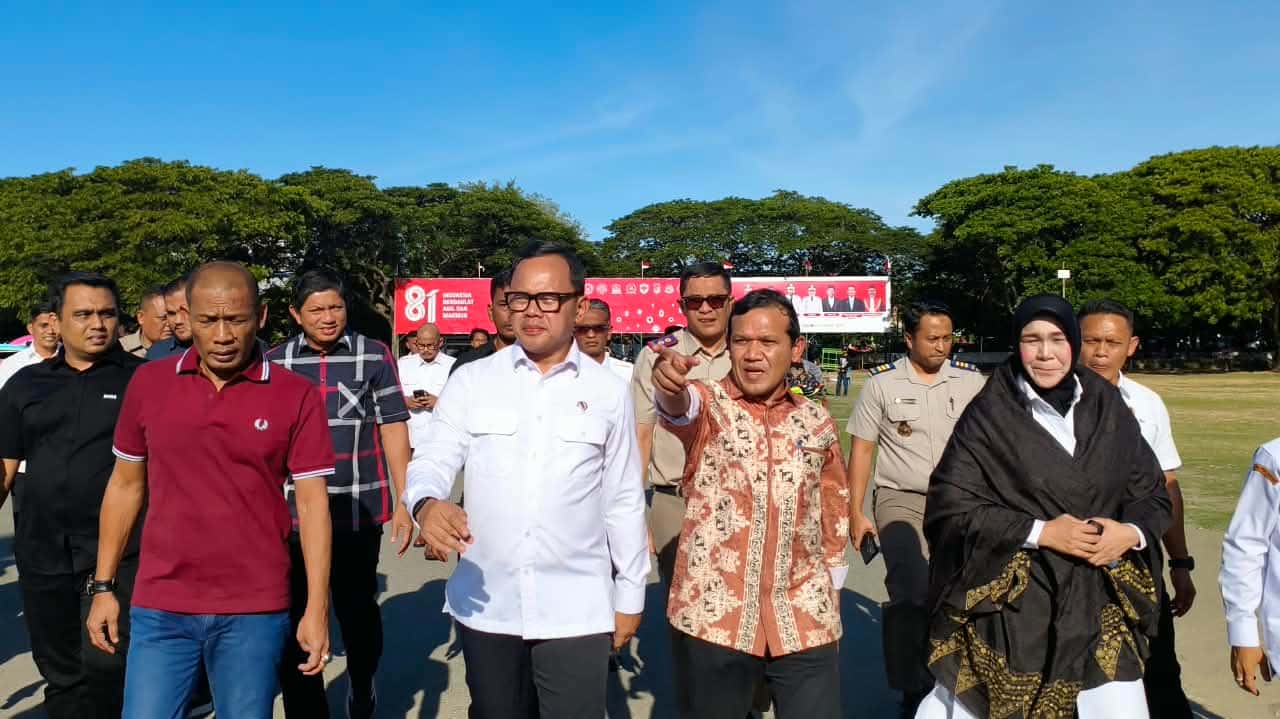 Cari Solusi Kejelasan Status Blang Padang, Wagub Aceh dan Wamendagri Tinjau Langsung Lokasi
