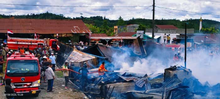 96 Rumah Kayu Hangus di Aceh Tengah, Sinergi Petugas Padamkan Api dalam 15 Menit