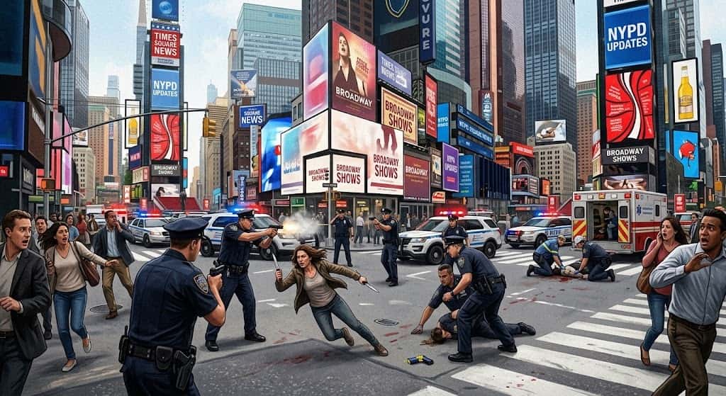 Insiden Berdarah di New York: Pelaku Penikaman Times Square dan Satu Korban Tewas