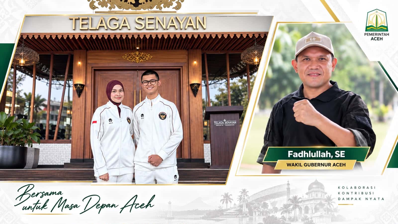 Dua Atlet Menembak Aceh Perkuat Tim Indonesia di Asian Games 2026, Wagub Dek Fadh Beri Dukungan Penuh