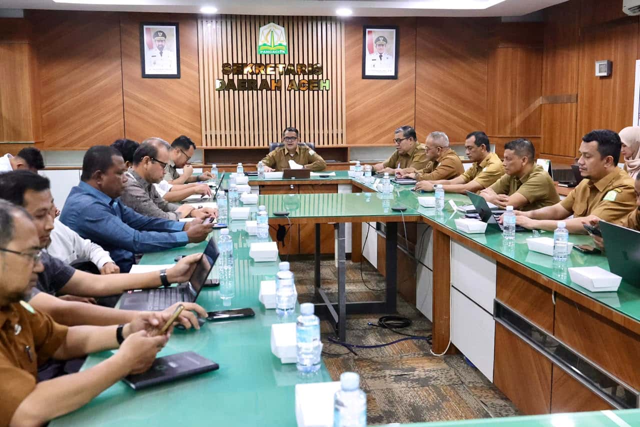 Bahas Pemanfaatan Lahan dan Kendala Pengembangan KEK Arun, Plt Sekda Aceh Terima Audiensi Pengelola dan BUMD