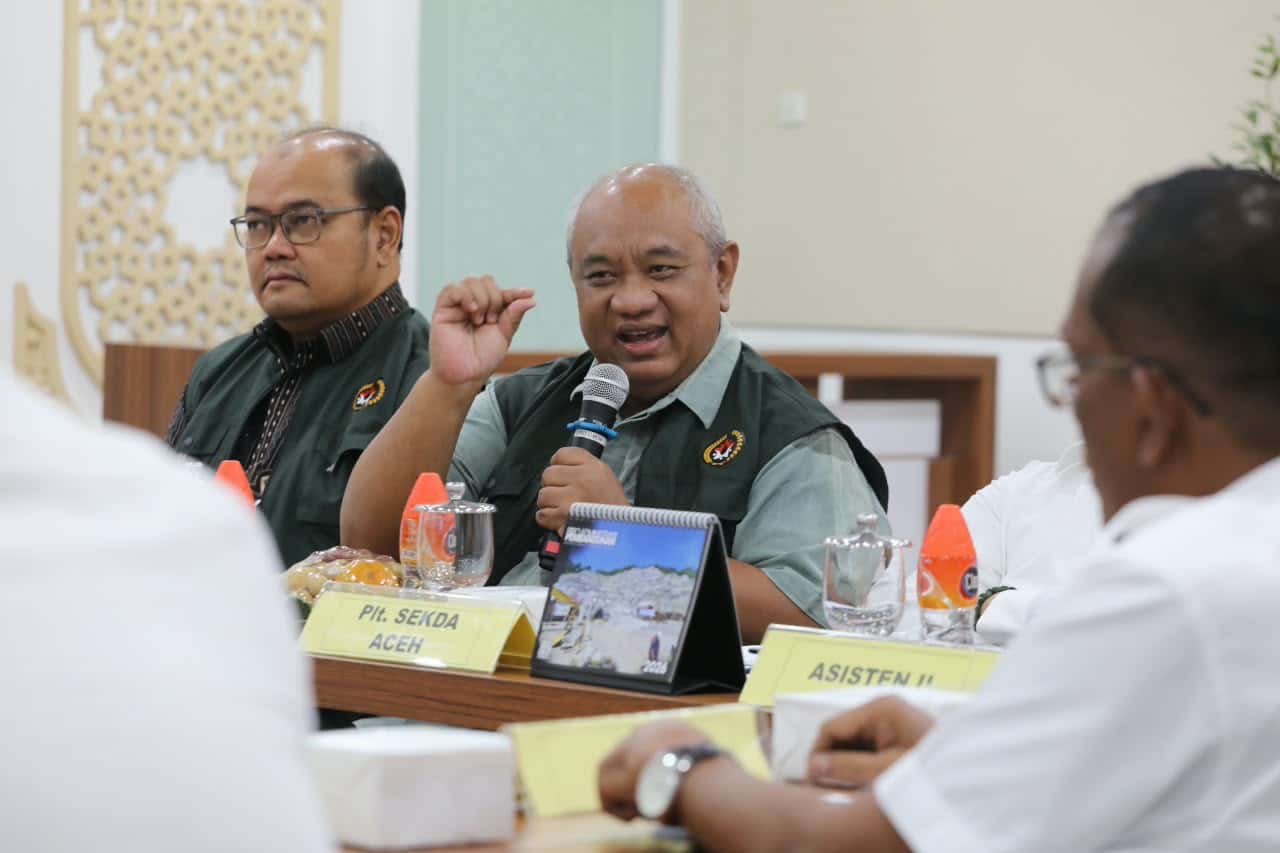 Antisipasi Curah Hujan Tinggi, Plt Sekda Aceh Dorong Percepatan Rehab-Rekon Pascabencana Hidrometeorologi