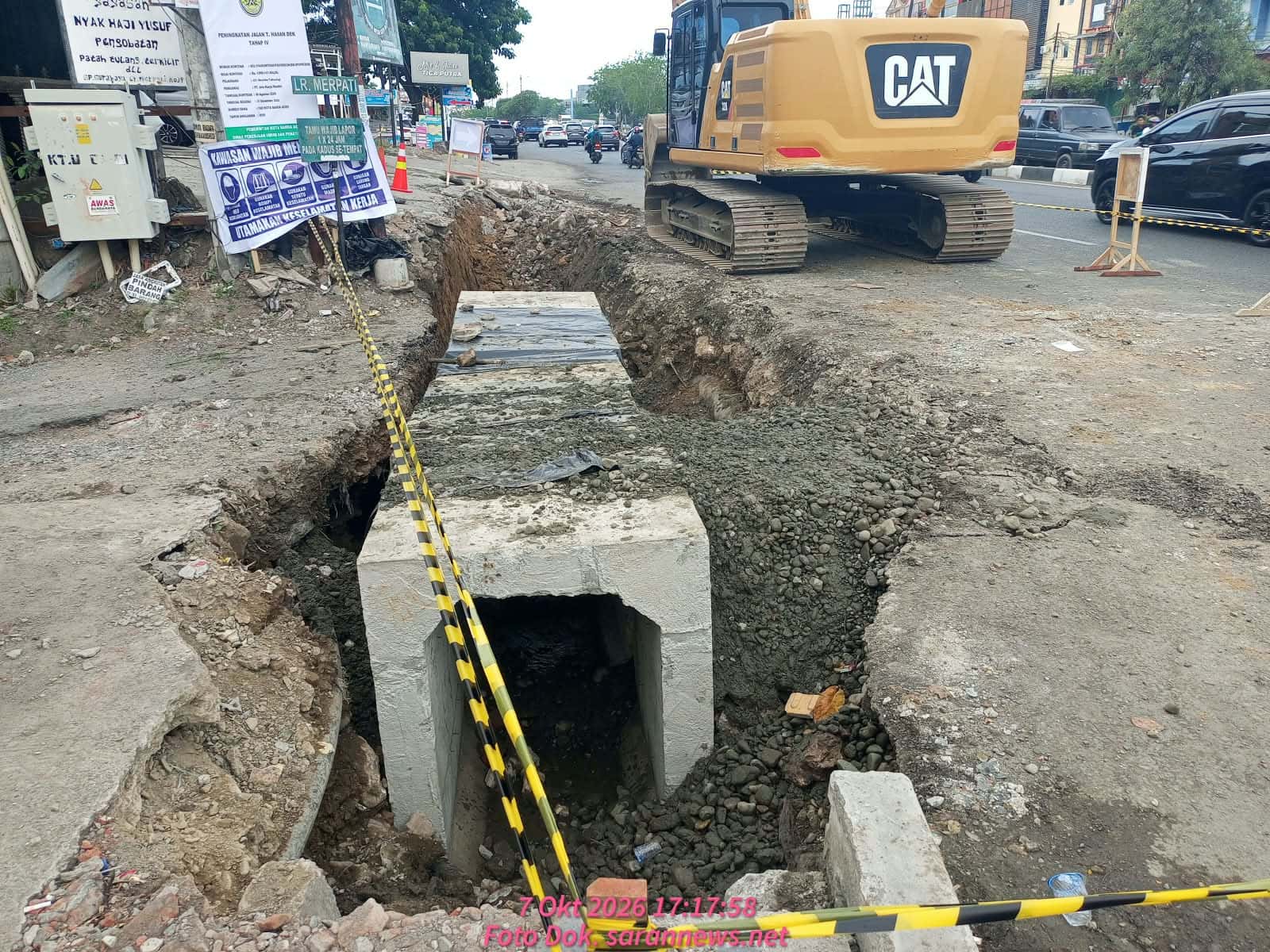 Proyek Peningkatan Jalan T. Hasan Dek Tahap IV Senilai Rp1,99 Miliar Mulai Dikerjakan Usai Sempat Ditender Ulang