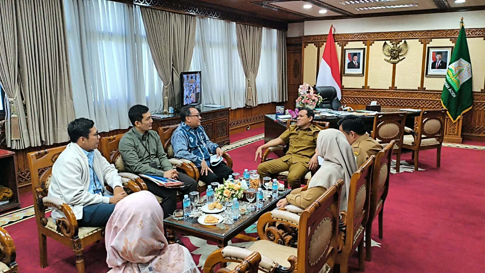 Dorong Pertumbuhan UMKM dan Promosi Daerah, Wagub Dek Fadh Terima Audiensi Perwakilan BI Aceh