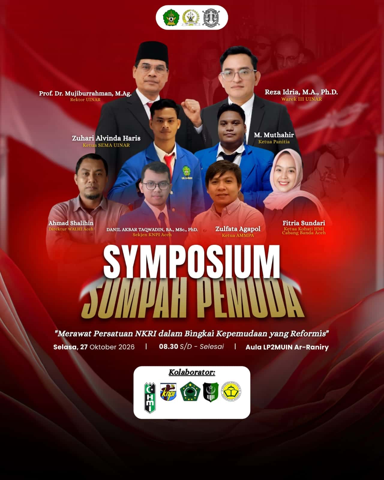 SEMA UIN Ar-Raniry Akan Gelar Simposium Sumpah Pemuda Di Banda Aceh Bersama OKP & LSM
