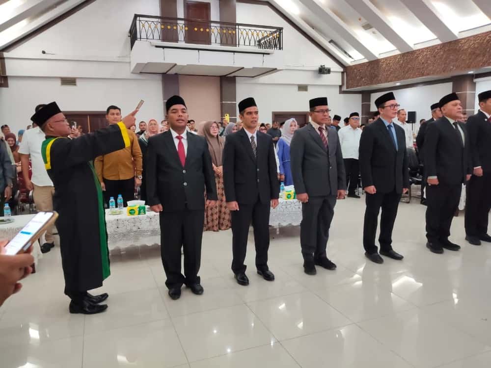 Pelantikan 10 Pejabat Pimpinan Tinggi Pratama di lingkungan Pemkab Aceh Utara