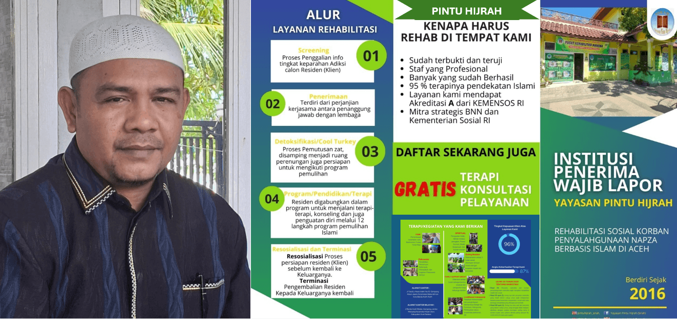 Yayasan Pintu Hijrah Sosialisasikan Program Rehabilitasi NAPZA Berbasis Islam di Aceh