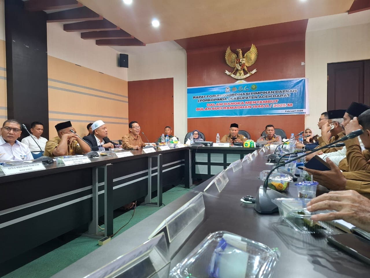 Forkompinda Aceh Barat Gelar Rapat Bahas Pelaksanaan Ibadah Selama Bulan Ramadhan