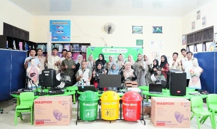 SLB YBSM Terima Peralatan Bantuan dari Muslim Aid YKMI