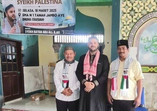 SMAN 1 Tanah Jambo Aye Gelar Gaza Goes to School