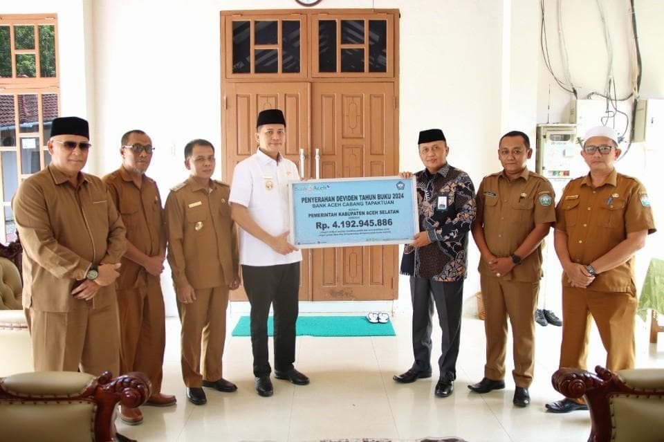 Terima Dividen Rp 4,19 Miliar dari PT Bank Aceh Syariah, Ini Kata Bupati Aceh Selatan 