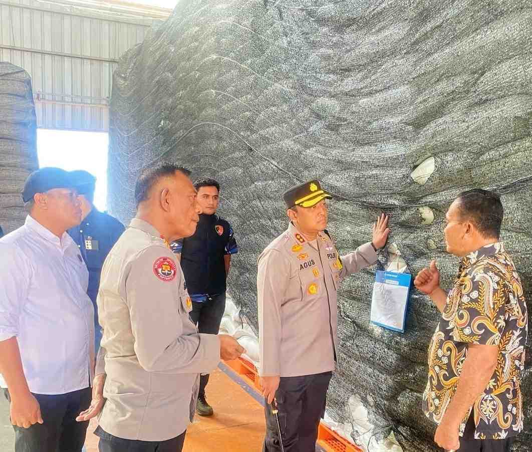 Pastikan Stok Beras Aman, Kapolres Abdya Monitor Gudang Bulog
