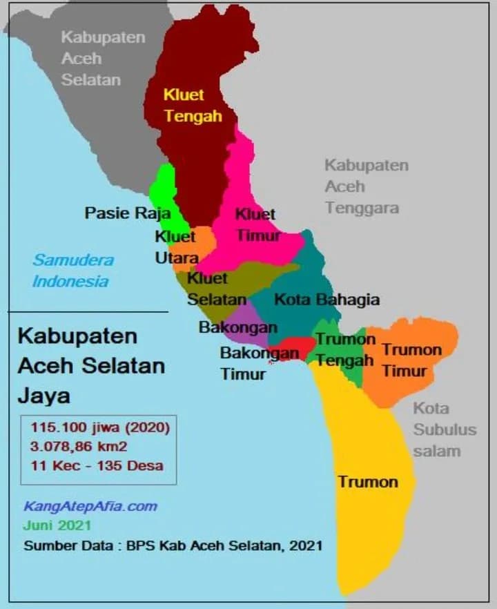 Bakongan, Eks Wedana Yang Tersisa, Cikal Bakal Kabupaten Aceh Selatan Jaya