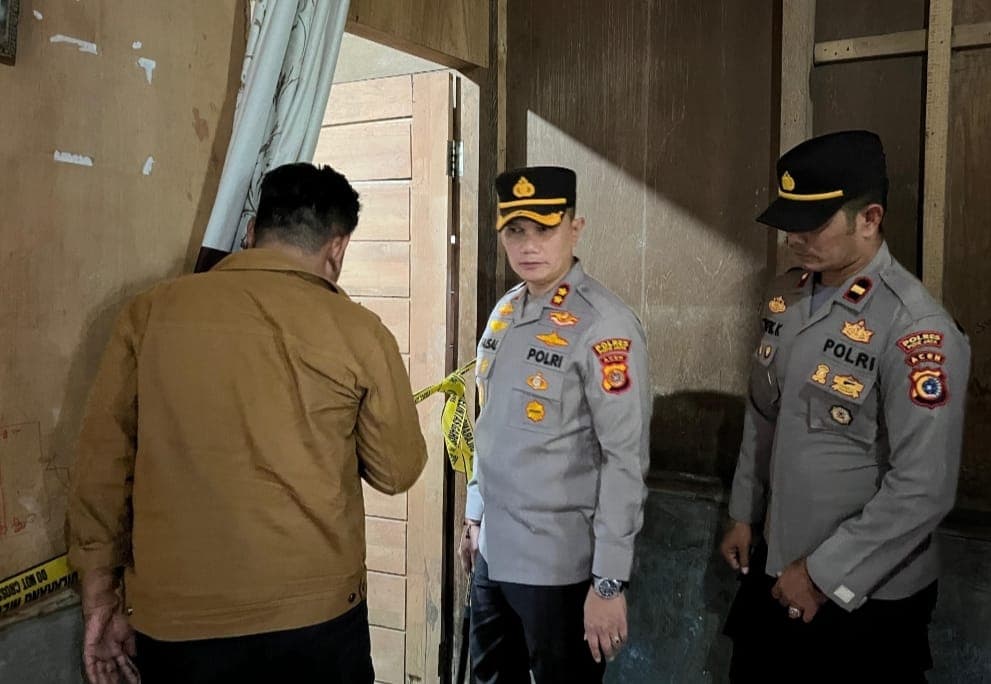 Polres Pidie Jaya Buru Pelaku Kasus Dugaan Pembunuhan di Bandar Dua
