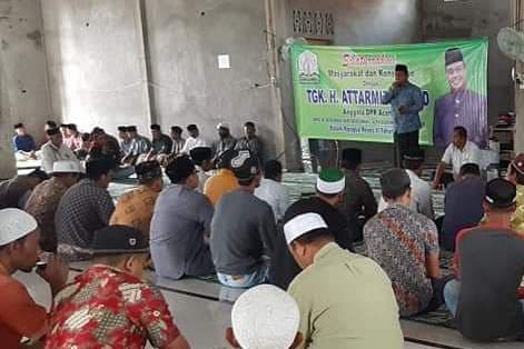 Tgk H Attarmizi Hamid  Tampung Aspirasi Masyarakat dalam kegiatan Reses II 2025 Anggota DPR Aceh