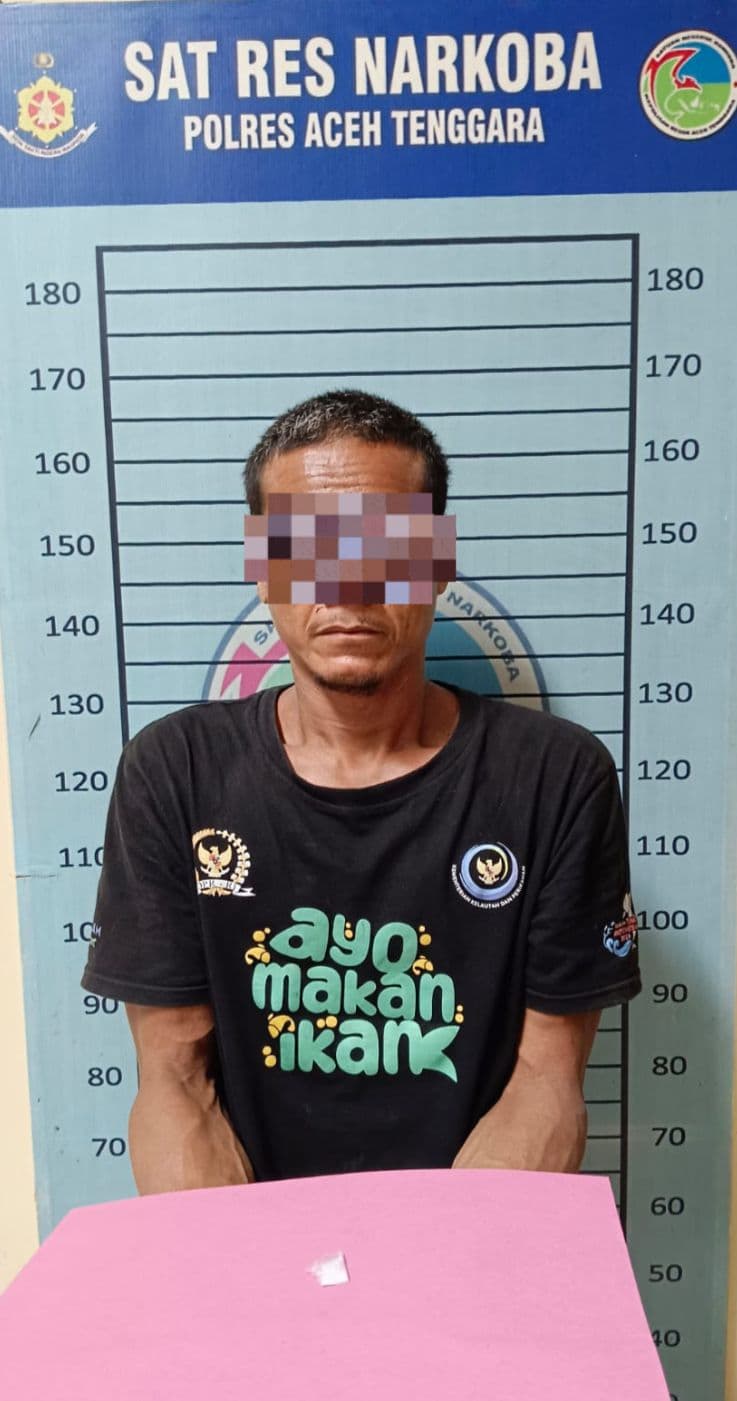 Satresnarkoba Polres Agara Tangkap Terduga Pengedar Sabu di Desa Biakmuli