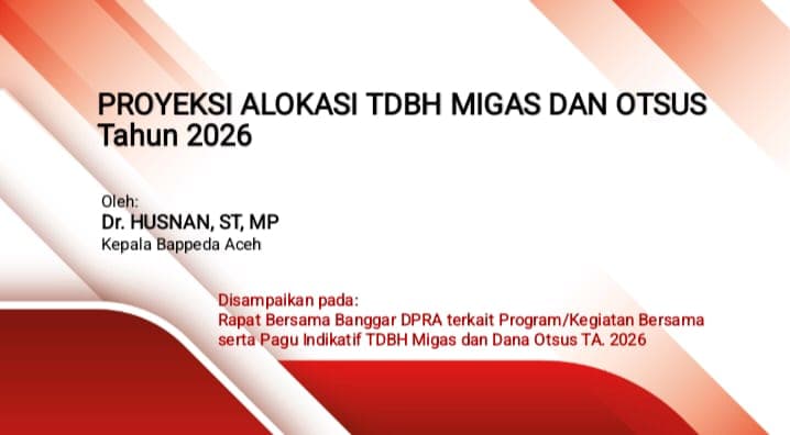 Dokumen Internal Ungkap Rombak Total Skema Dana Otsus 2026, Ini Poin dan Angka yang Dibahas Alot TAPA dan DPRA