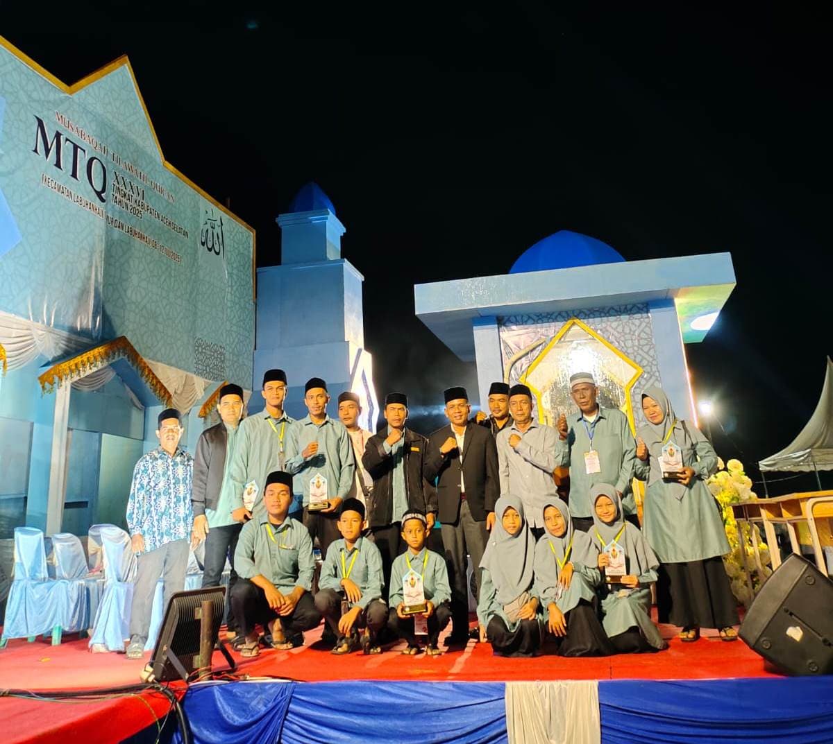 MTQ ke-36 Tingkat Kabupaten Aceh Selatan, Kafilah Labuhanhaji Raih Juara Umum II
