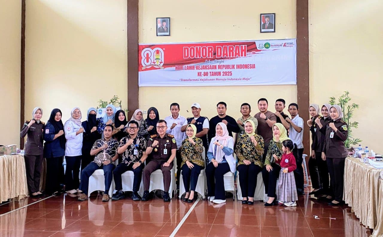 Peringati HUT Kejaksaan, Kejari Abdya Gelar Aksi Donor Darah