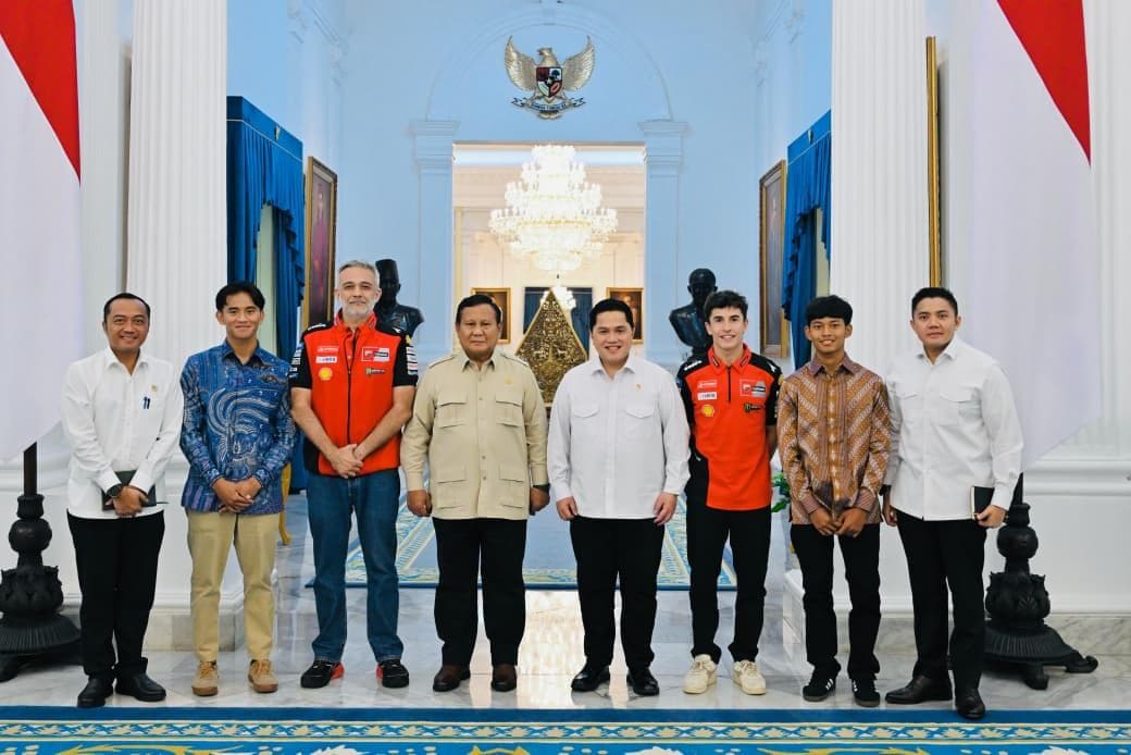 Prabowo Sambut Márquez & Pembalap Muda: Dorong Sport Tourism & Talenta Indonesia
