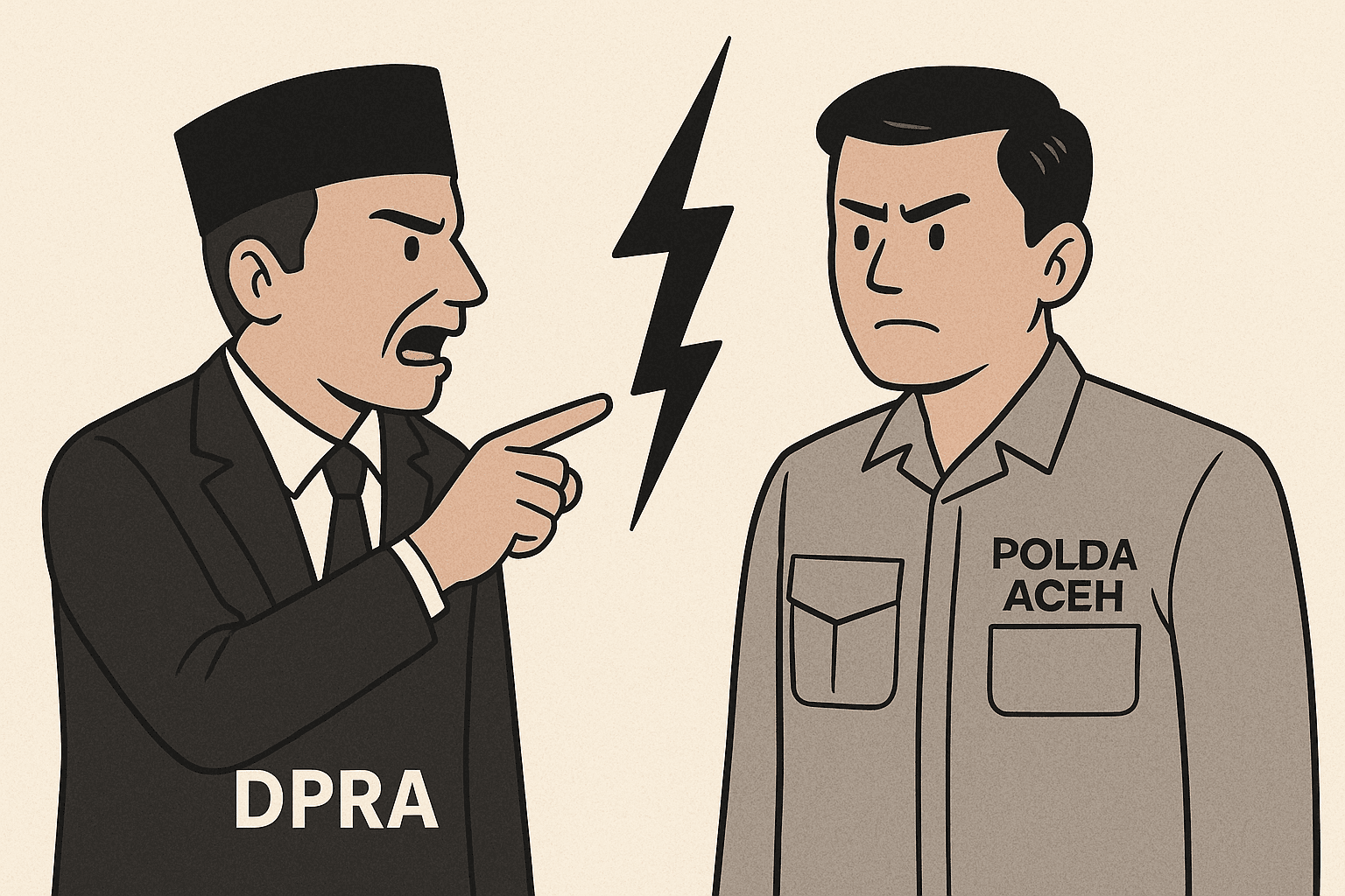 Baru Dibangun Harmonisasi, DPRA dan Polda Aceh Kembali Memanas?