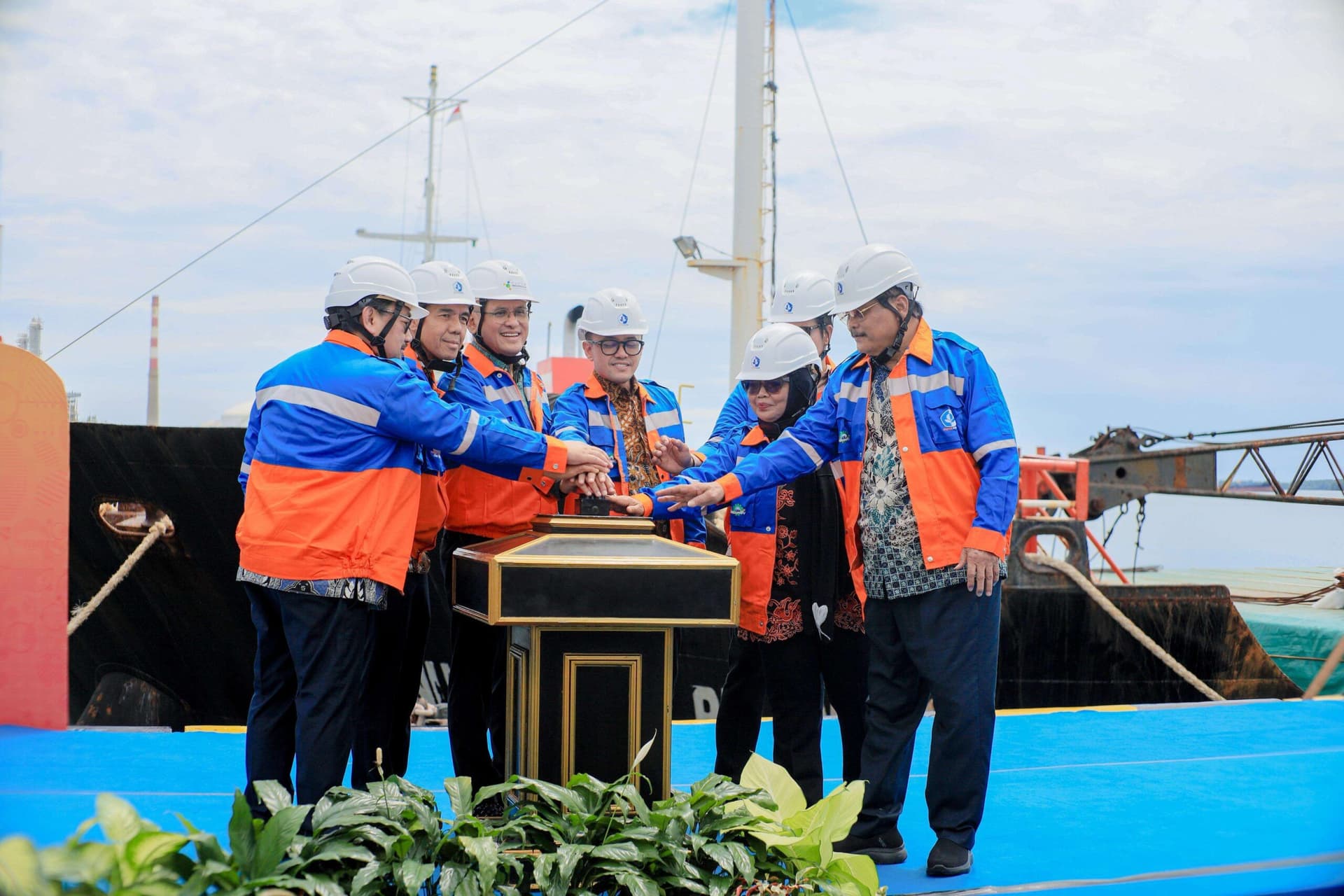 Pupuk Indonesia Lepas 4.650 Ton Pupuk Subsidi dari Bontang untuk Musim Tanam