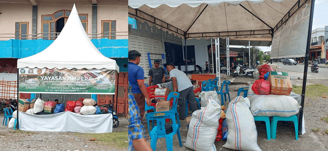 Galang Solidaritas, Yayasan Ampera Buka Posko Peduli Banjir Aceh Utara hingga Tamiang