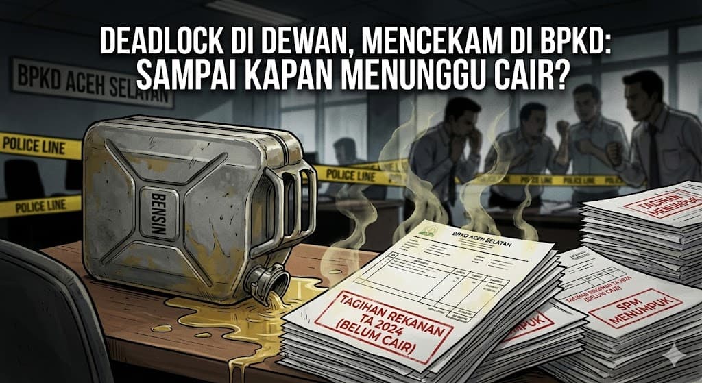 Bom Waktu Itu Akhirnya Meledak di BPKD Aceh Selatan: Ketika Jalan Buntu Melahirkan Nekat