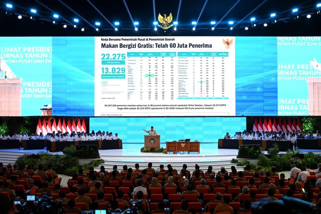 Presiden Prabowo Klaim Program MBG dan CKG Jadi Motor Kesejahteraan, Aset Negara Terkonsolidasi Tembus 1 Triliun USD