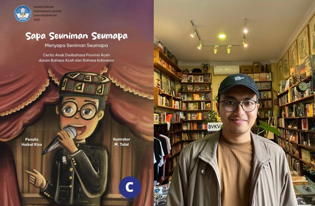 Lewat ‘Biruni’, Haikal Riza Kenalkan Seni Seumapa Aceh ke Generasi Muda Melalui Cerita Dwibahasa