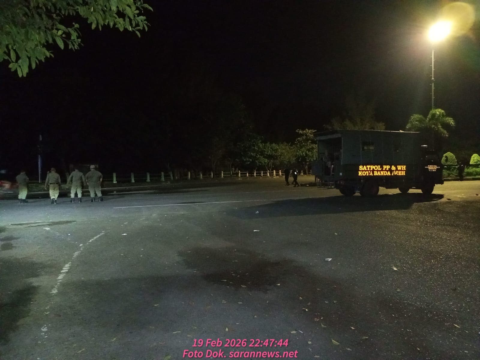 Satpol PP Kota Banda Aceh Tertibkan Balap Liar di Kawasan Ulee Lheue Usai Terima Laporan Warga