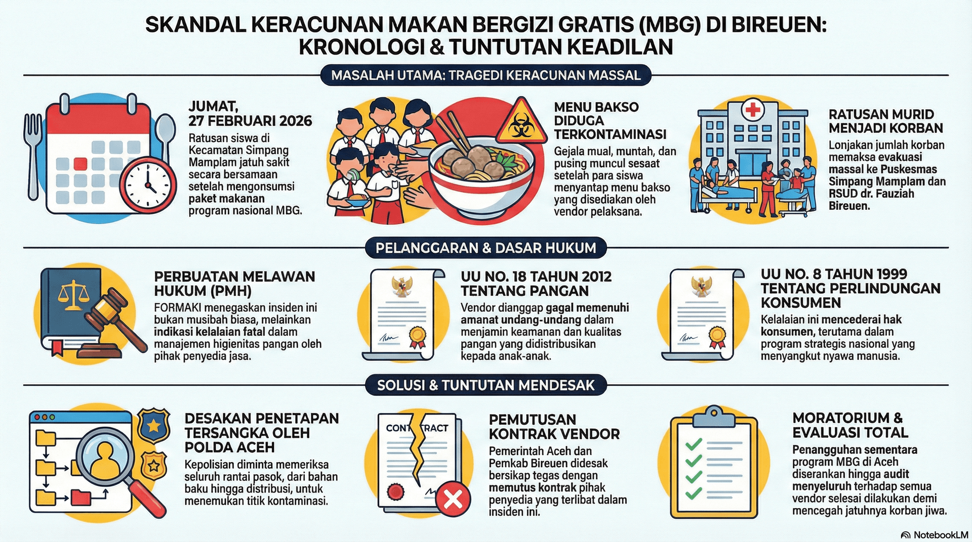 Skandal MBG di Bireuen: Ratusan Murid Keracunan, FORMAKI Desak Polda Aceh Tetapkan Tersangka!