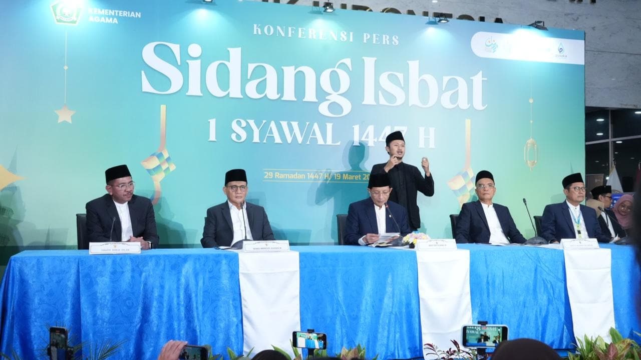 Pemerintah Tetapkan 1 Syawal 1447 H Jatuh pada Sabtu 21 Maret 2026