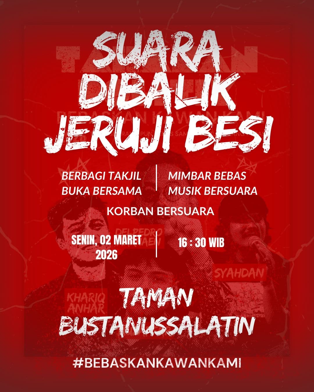 “SUARA DIBALIK JERUJI BESI” Sebuah Diskusi Pembebasan digelar sore hari ini di Banda Aceh