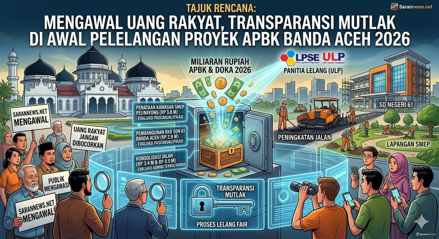 Mengawal Uang Rakyat, Transparansi Mutlak di Awal Pelelangan Proyek APBK Banda Aceh 2026