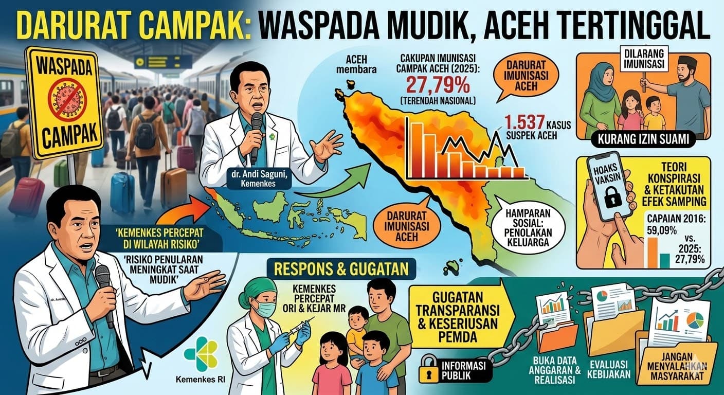 Menggugat Transparansi dan Keseriusan Pemda Menghadapi Darurat Campak di Aceh