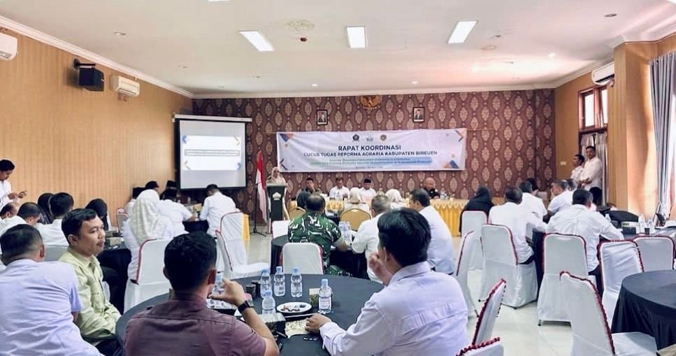 GTRA Bireuen Gelar Rapat Koordinasi, Bahas Sinergi Penataan Aset dan Akses Tanah