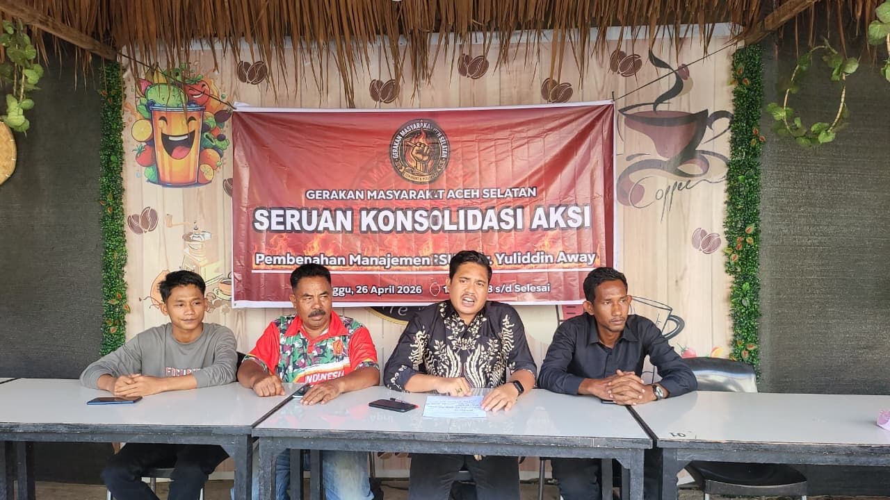 GeRMAS Gelar Konferensi Pers, Tuntut Bupati Aceh Selatan Copot Plt Direktur RSUD YA Tapaktuan