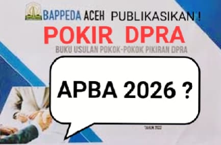 Bongkar Skandal Mafia Anggaran, Belanja Modal APBA dan Dana Pokir DPRA 2026 Disandera Praktik Ijon Proyek?
