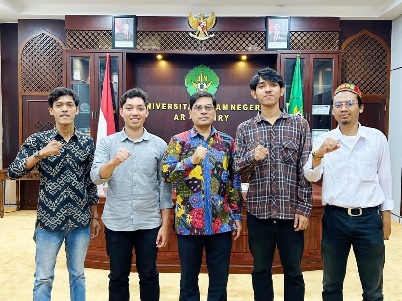 PC IPNU Aceh Besar Kunjungi Rektor UIN Ar-Raniry Banda Aceh