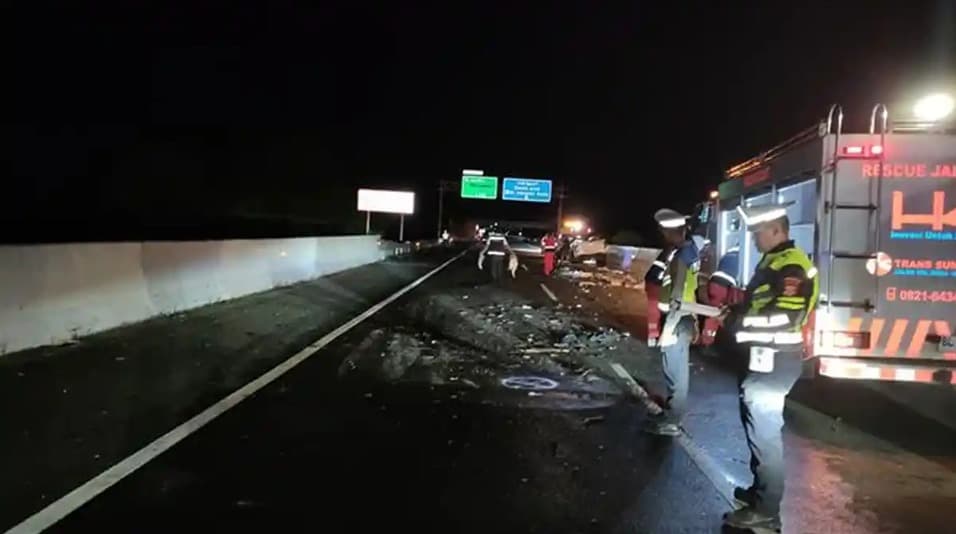 Lakalantas di Tol Sibanceh, Istri Tgk Anwar Meninggal