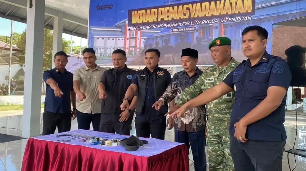 Rutan Kelas IIB Gelar Razia dan Tes Urine Wujudkan Zero Halinar