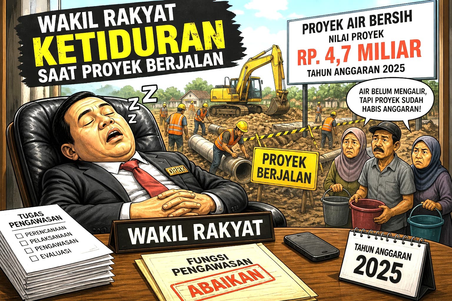 Wakil Ketua DPRK Aceh Selatan ‘Telat Bangun’, Proyek Rp 4,7 Miliar Terlanjur Gagal