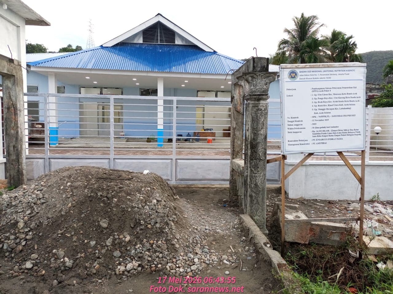 Lewati Deadline 4 Bulan, Gedung SPPG di Aceh “Napas Buatan” dan Bayang-Bayang Denda Miliaran