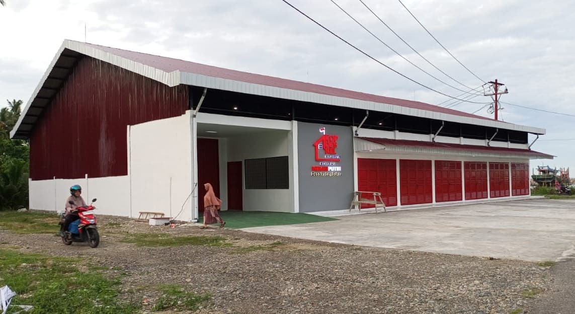 Pembangunan Rampung, Gedung Koperasi Merah Putih Padang Bakau Ditargetkan Fungsional Agustus