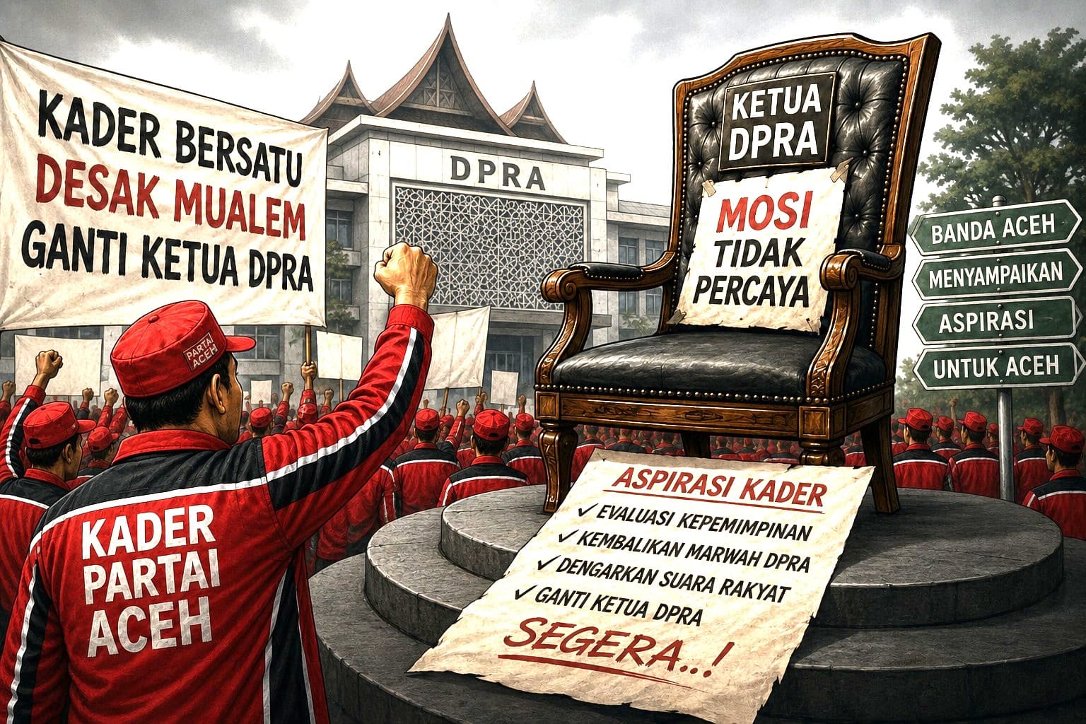 “Ketika Kader Mulai Bergerak: Alarm Serius untuk Kursi Ketua DPRA”